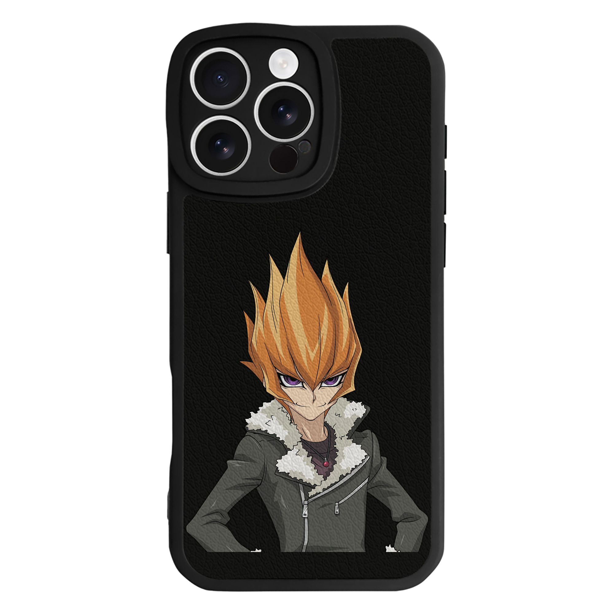 遊☆戯☆王 Yu-Gi-Oh! 【iPhone 16シリーズ対応】シリコンスマホケース（レザー調） 材質：シリコン